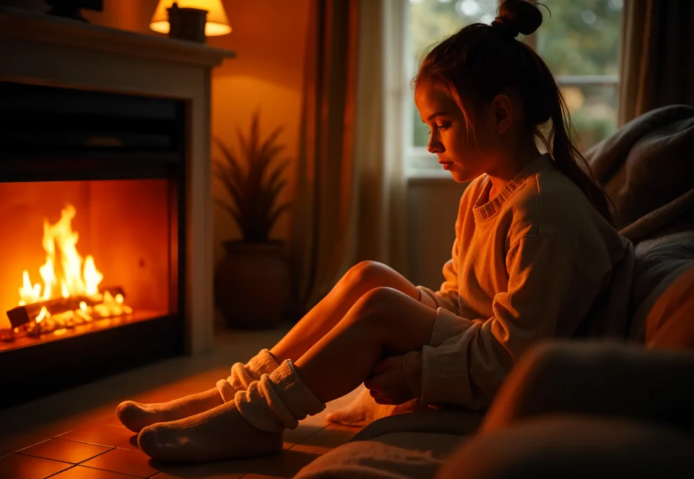 portable electric fireplace heater